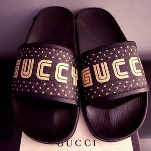 Guccy "Gucci" Women's SEGA Inspired Slides NIB
